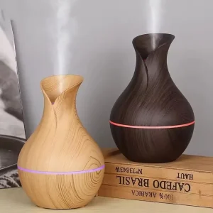 Alpha Wooden Essential Oil Diffuser – Light Pine Ultrasonic Aromatherapy