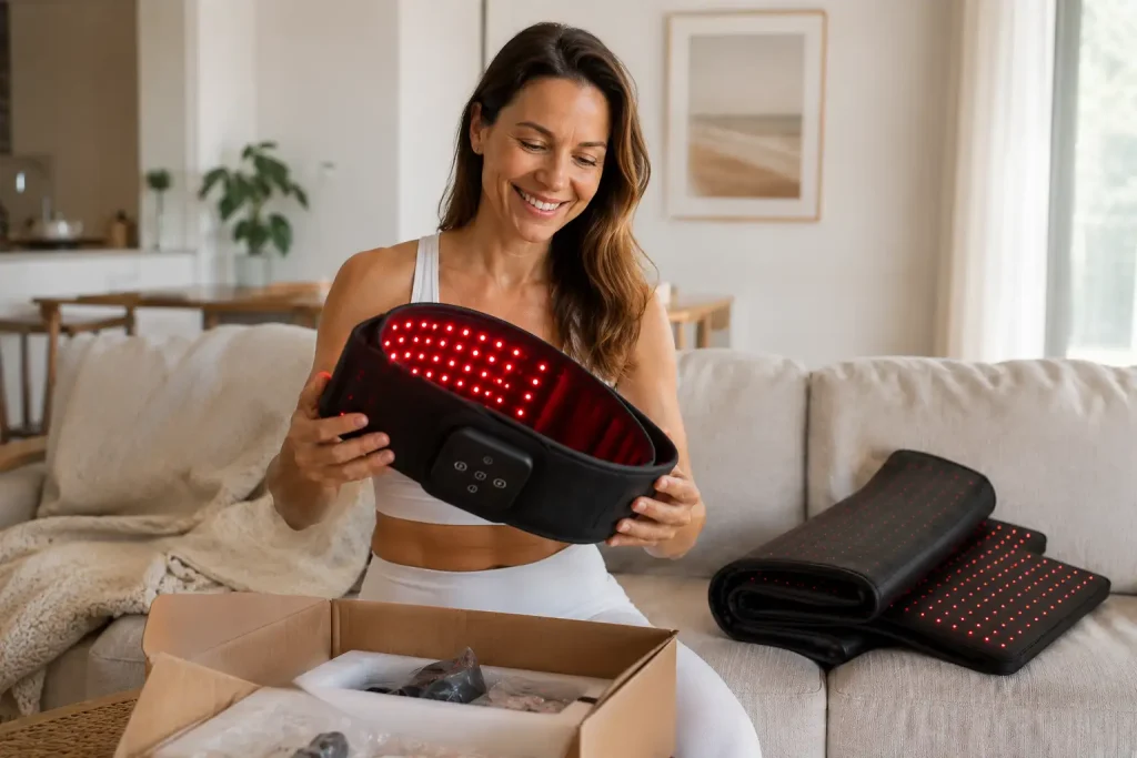 Alpha red light therapy range Australia belt mat blanket