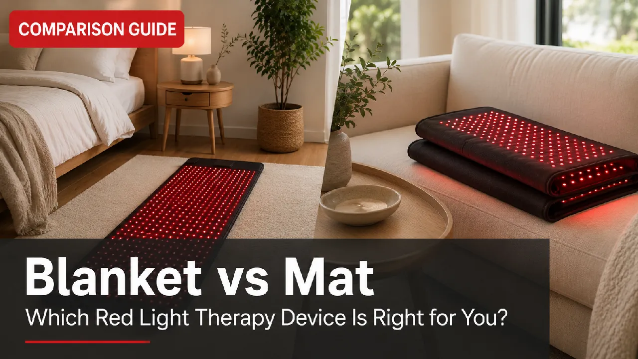 Red light therapy blanket and mat comparison for Alpha home routines