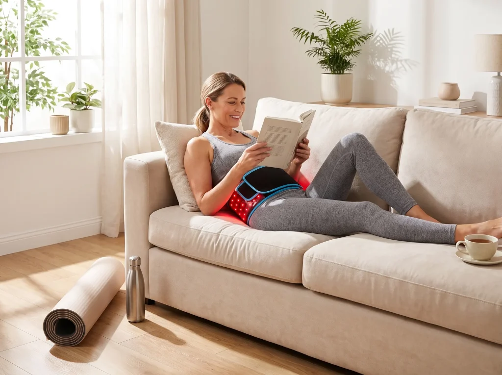 red light therapy belt mat at home portable routine Australia