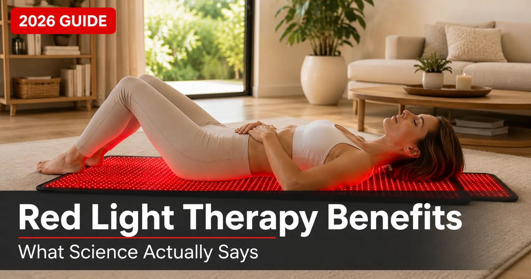 red light therapy benefits what science actually says 2026