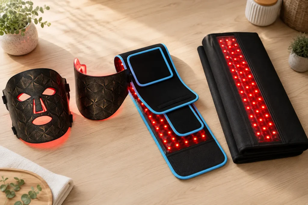 red light therapy first device belt mat mask beginners guide