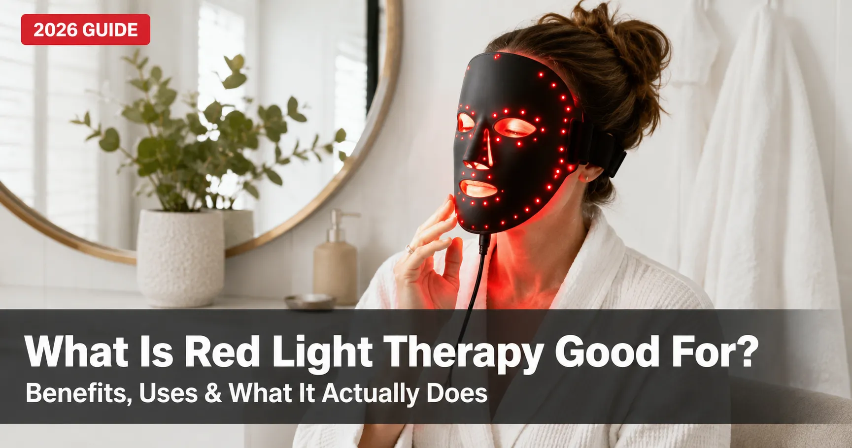 what is red light therapy good for benefits uses guide 2026