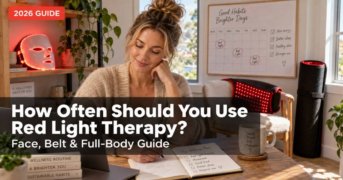 how often should you use red light therapy guide 2026