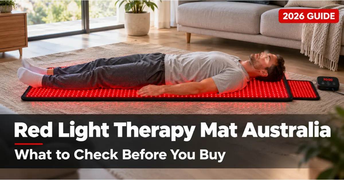 red light therapy mat Australia buying guide 2026