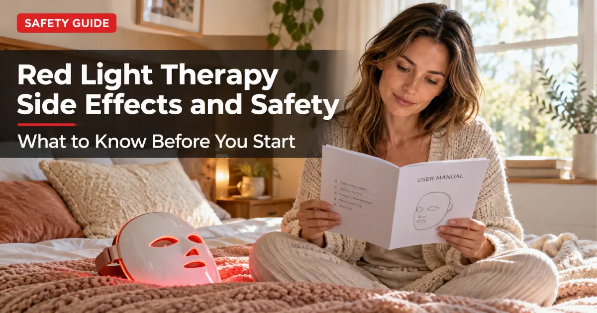 red light therapy side effects and safety guide 2026