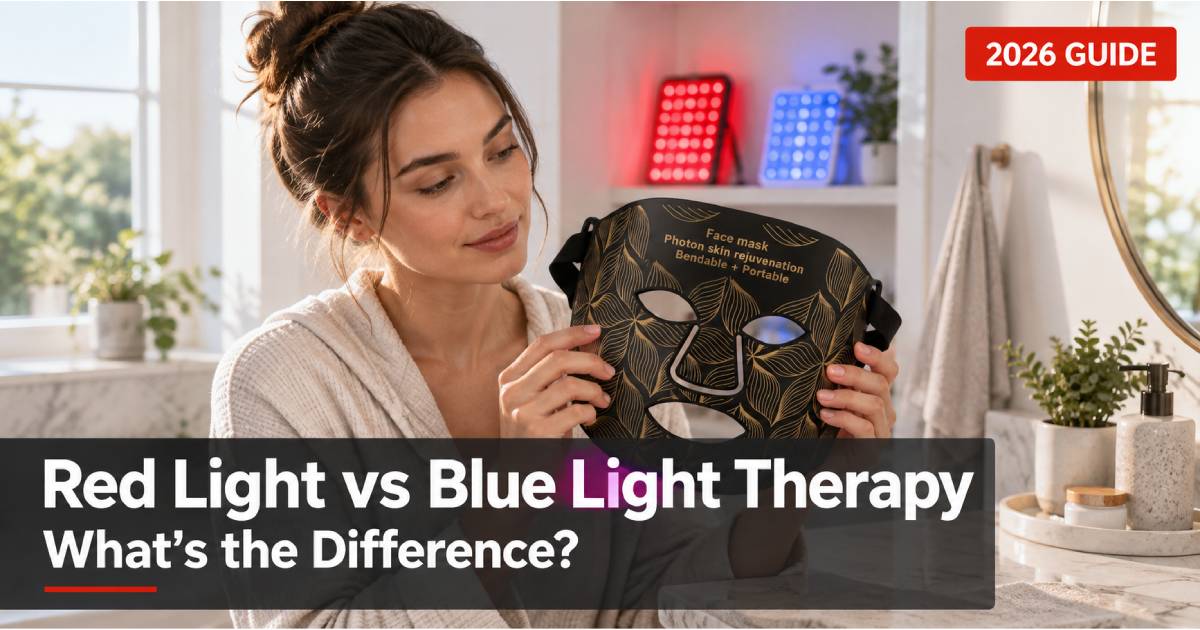 red light vs blue light therapy comparison guide 2026